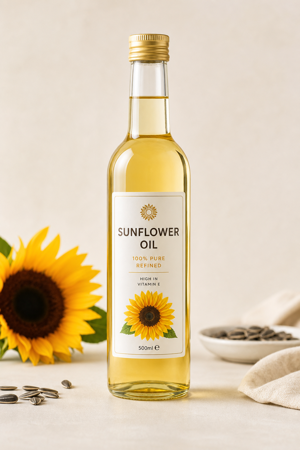 Cold-Pressed Sunflower Oil